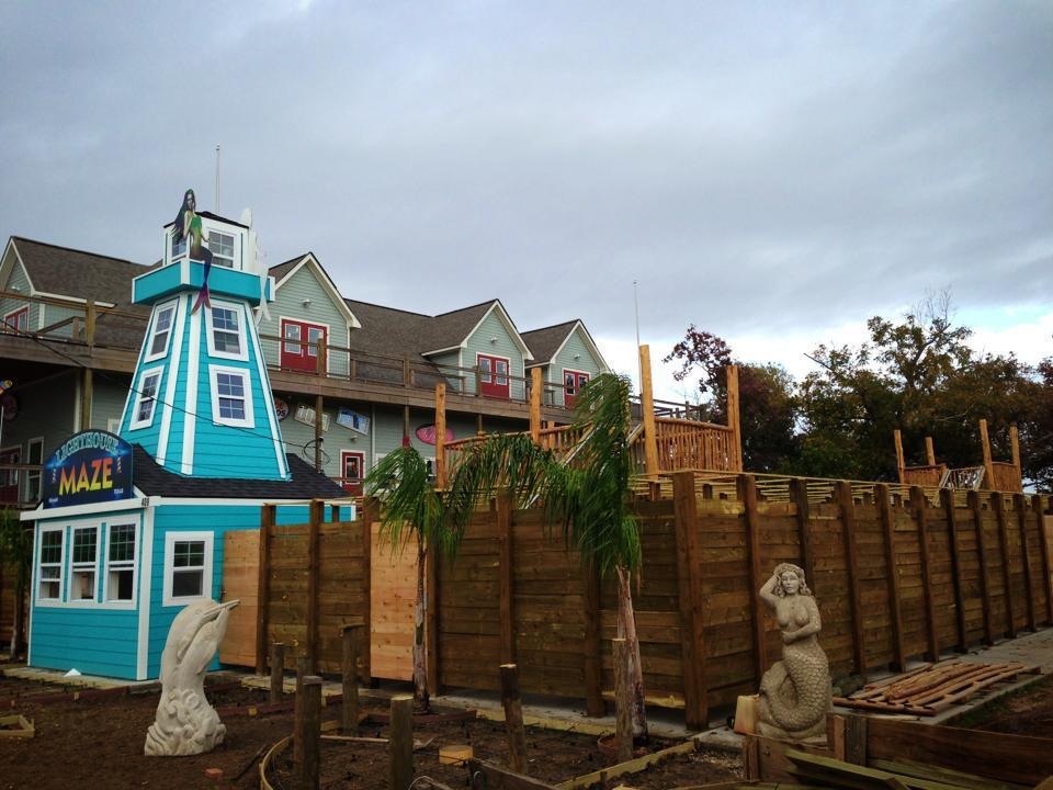 Fence for the Lighthouse Maze in Clear Lake Texas